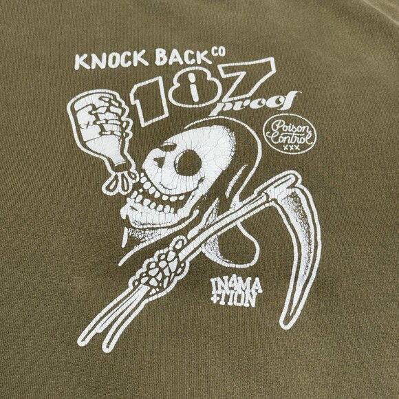 In4mation Hoodie Sweatshirt Mens XL Green Streetwear - Picture 5 of 16